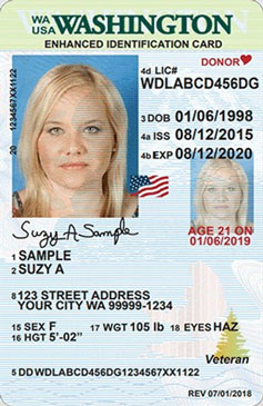 Washington Enhanced ID Card for Minors